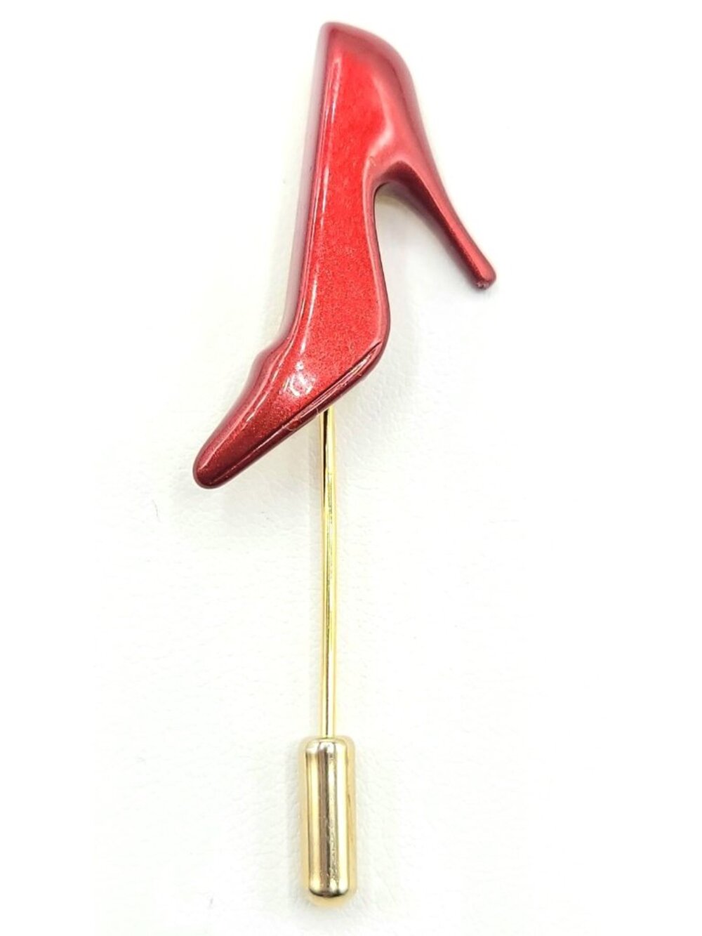 Salvatore Ferragamo Red Shoe Stick Pin